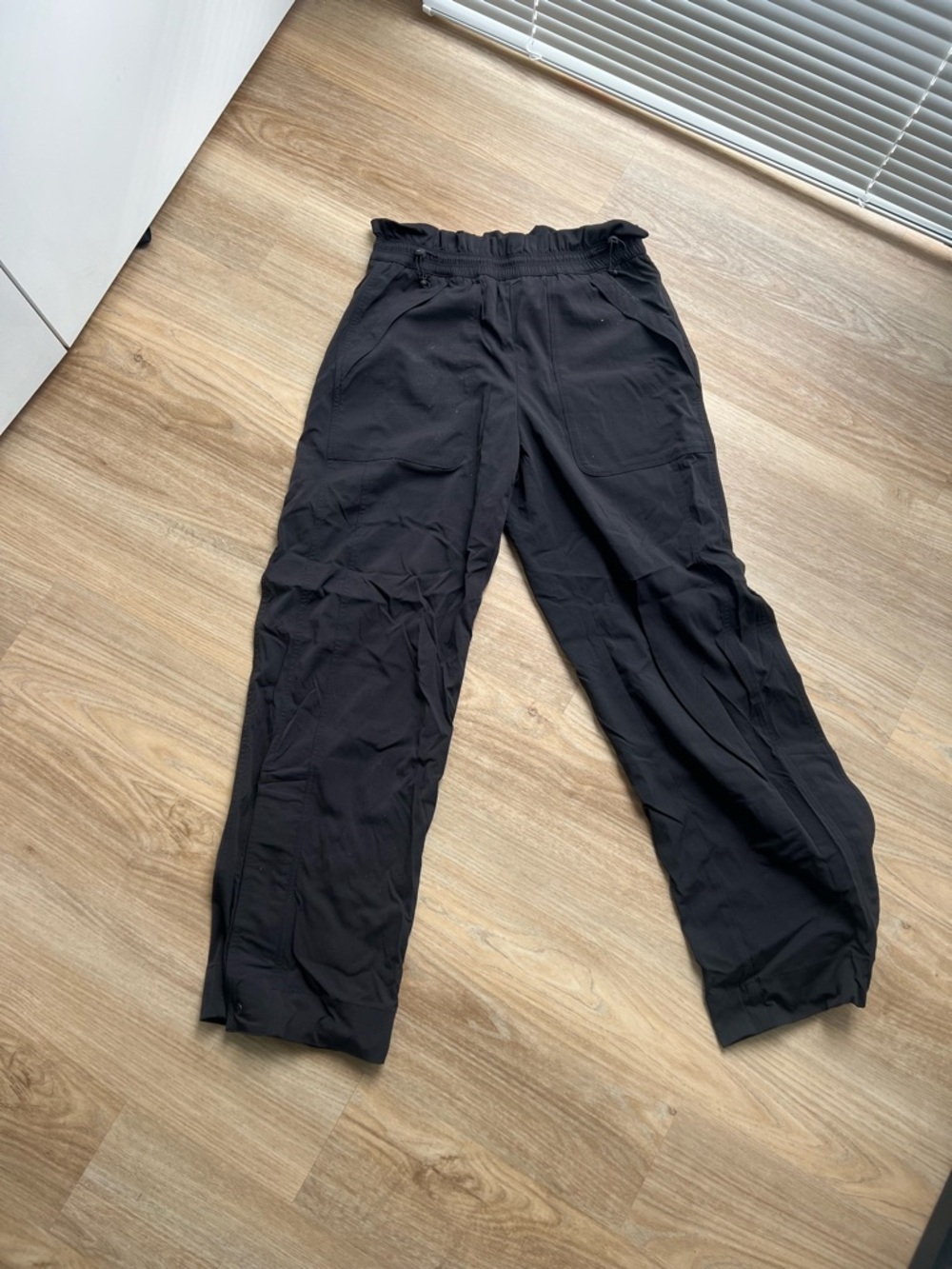 Athleta Black Wide Leg Drawstring Pants